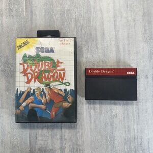 Double Dragon (Sega Master System, 1988) No Manual Case Damage Tested